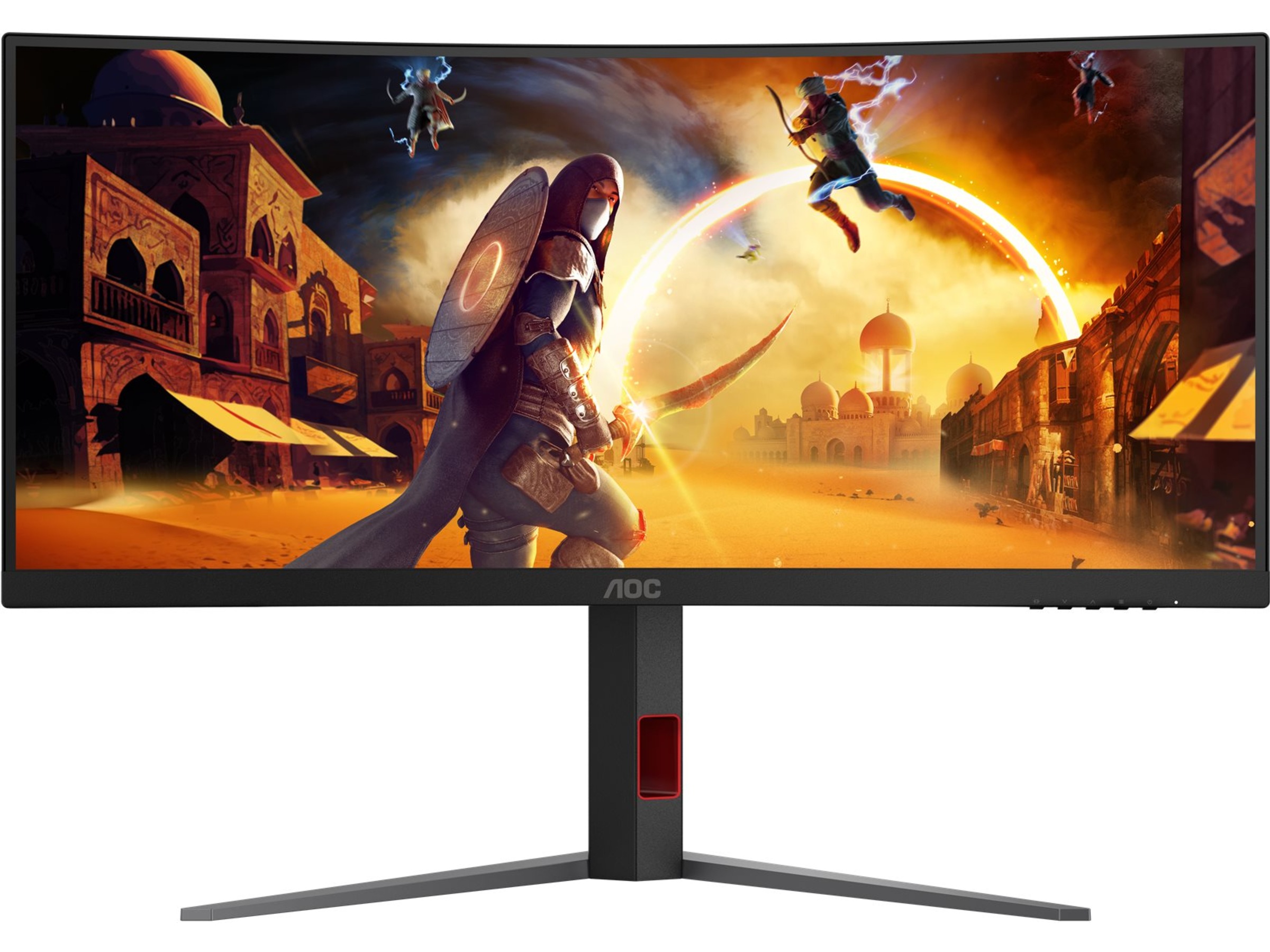 AOC 34" curved gamingskærm CU34G4Z Gamingskærme