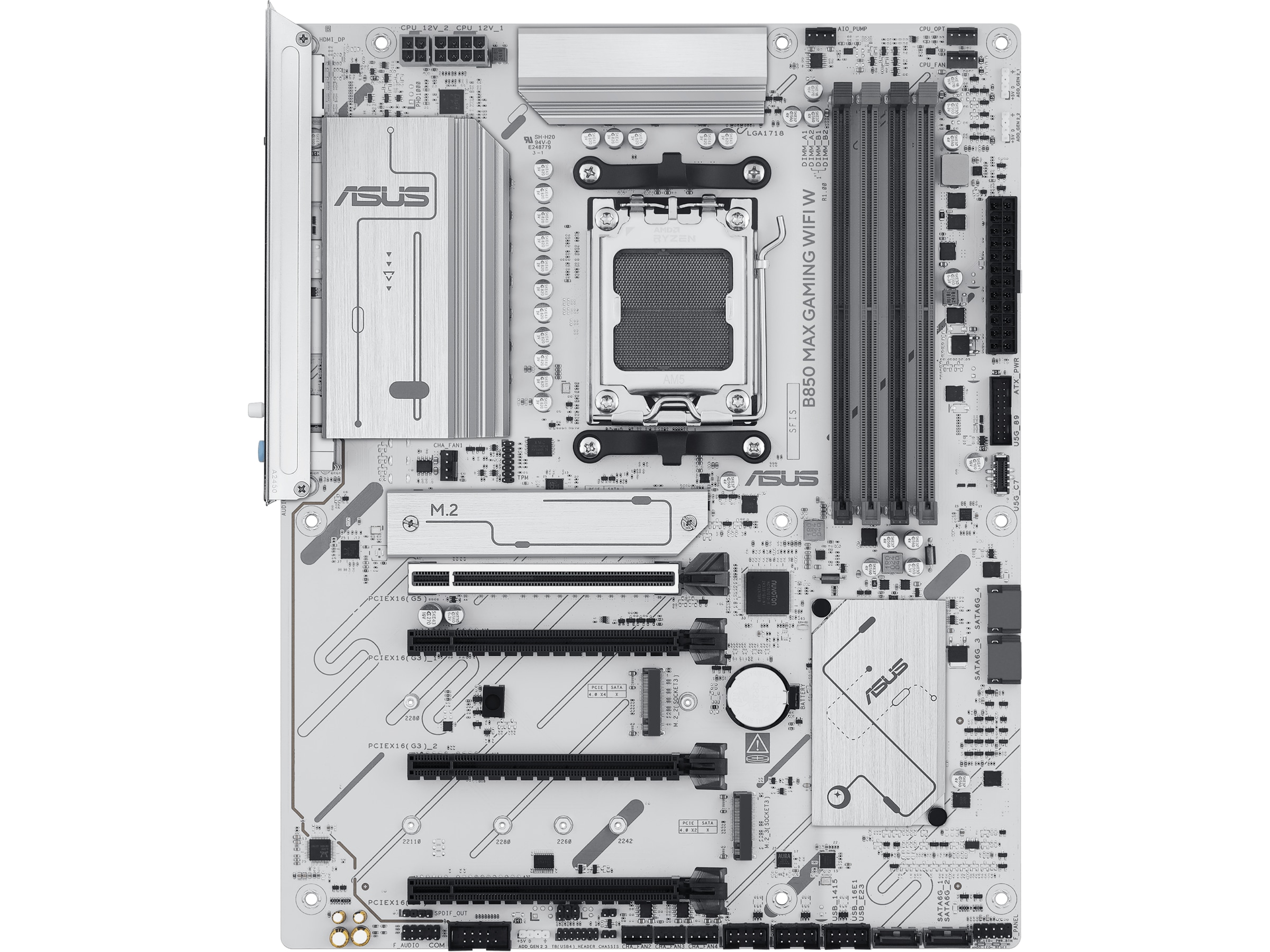 ASUS B850 MAX GAMING WIFI D5 Bundkort AMD Socket