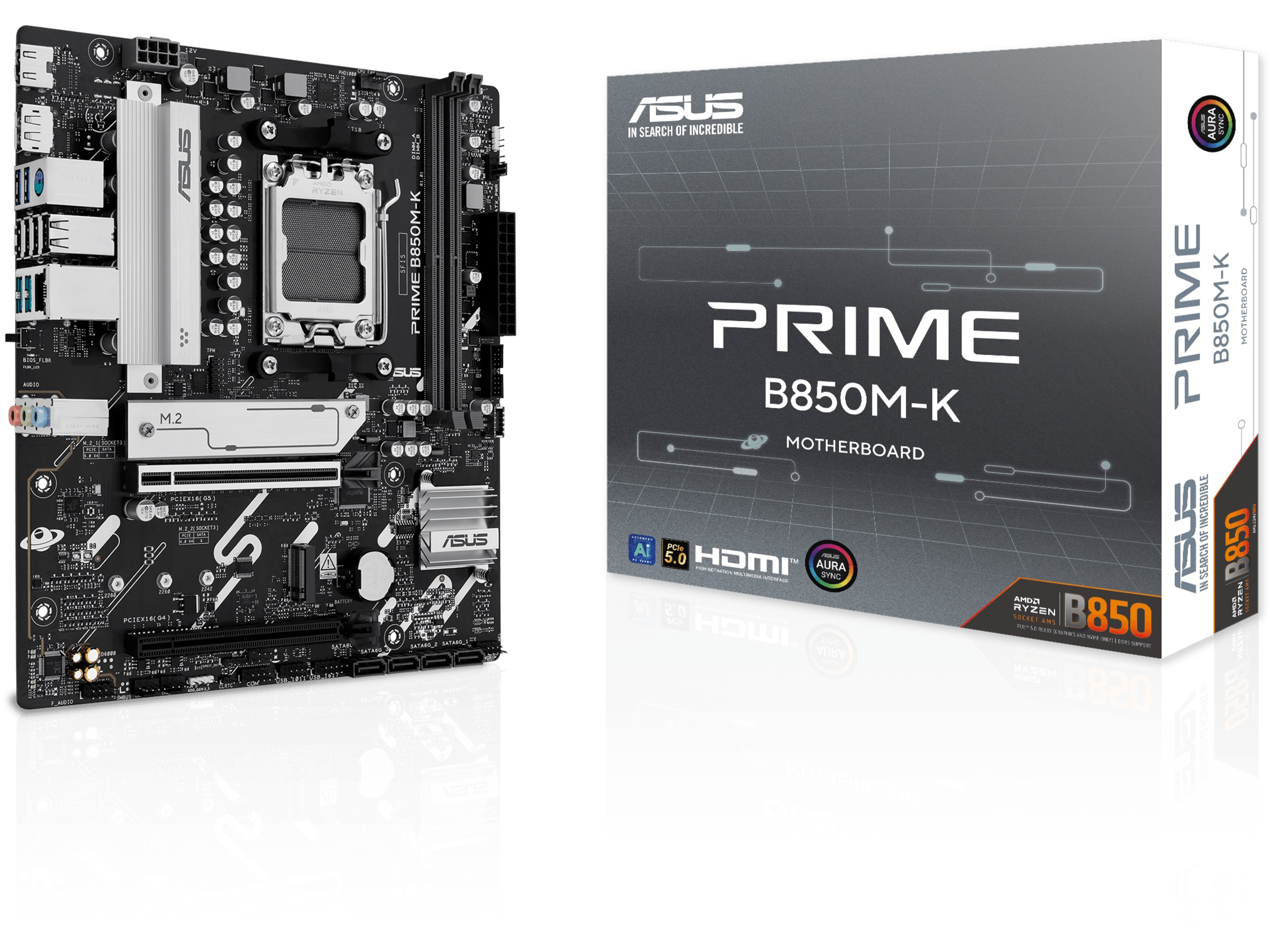 ASUS B850M-K PRIME D5 Bundkort AMD Socket