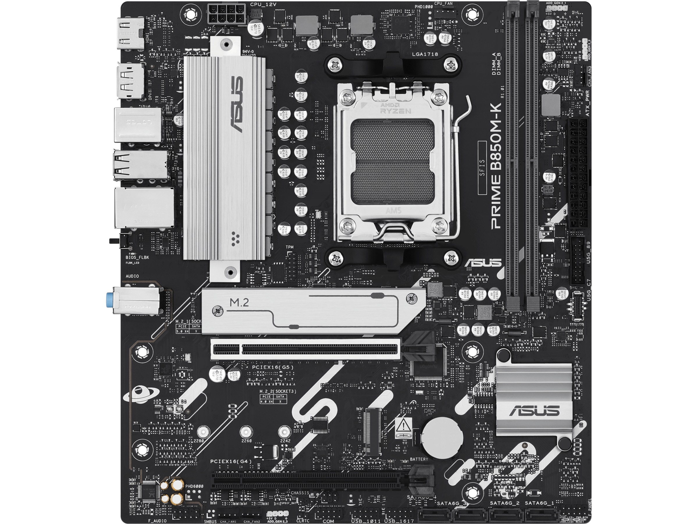 ASUS B850M-K PRIME D5 Bundkort AMD Socket