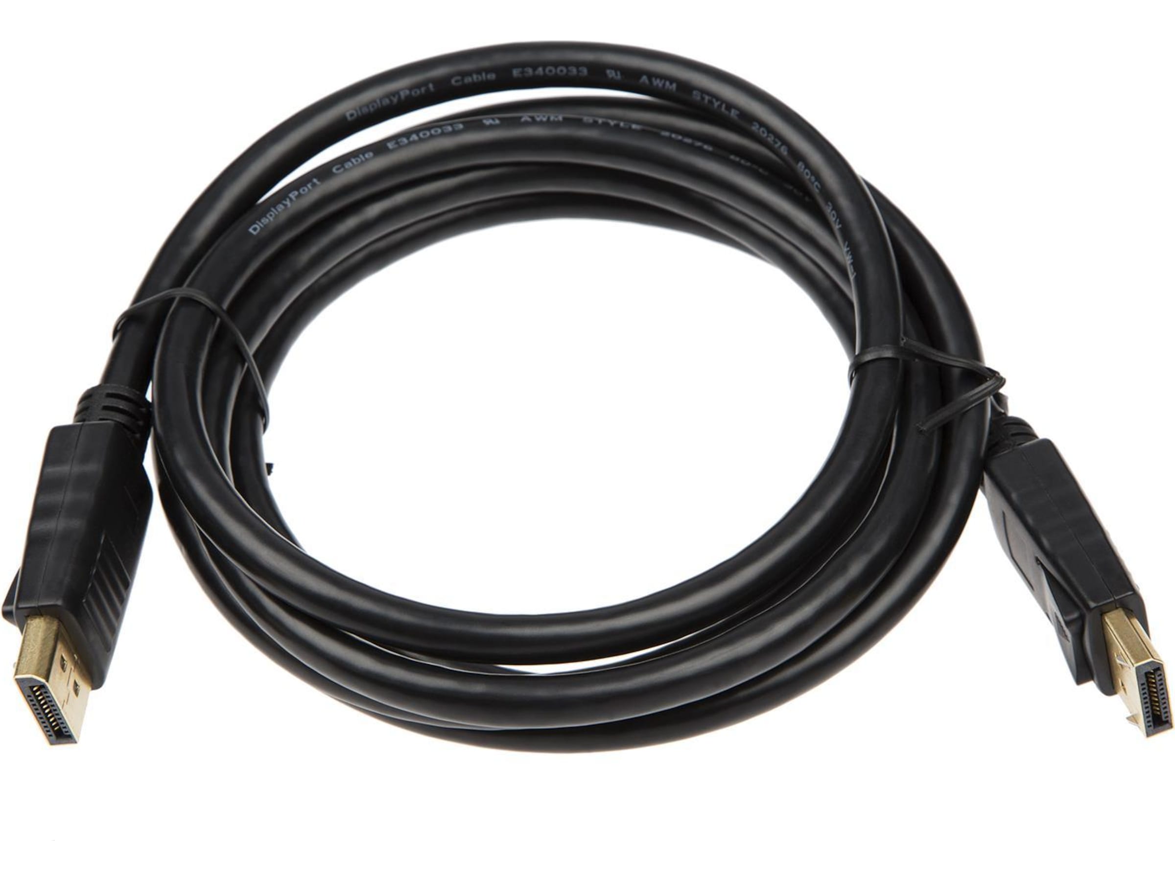 Displayport kabel 1m (sort) Monitor