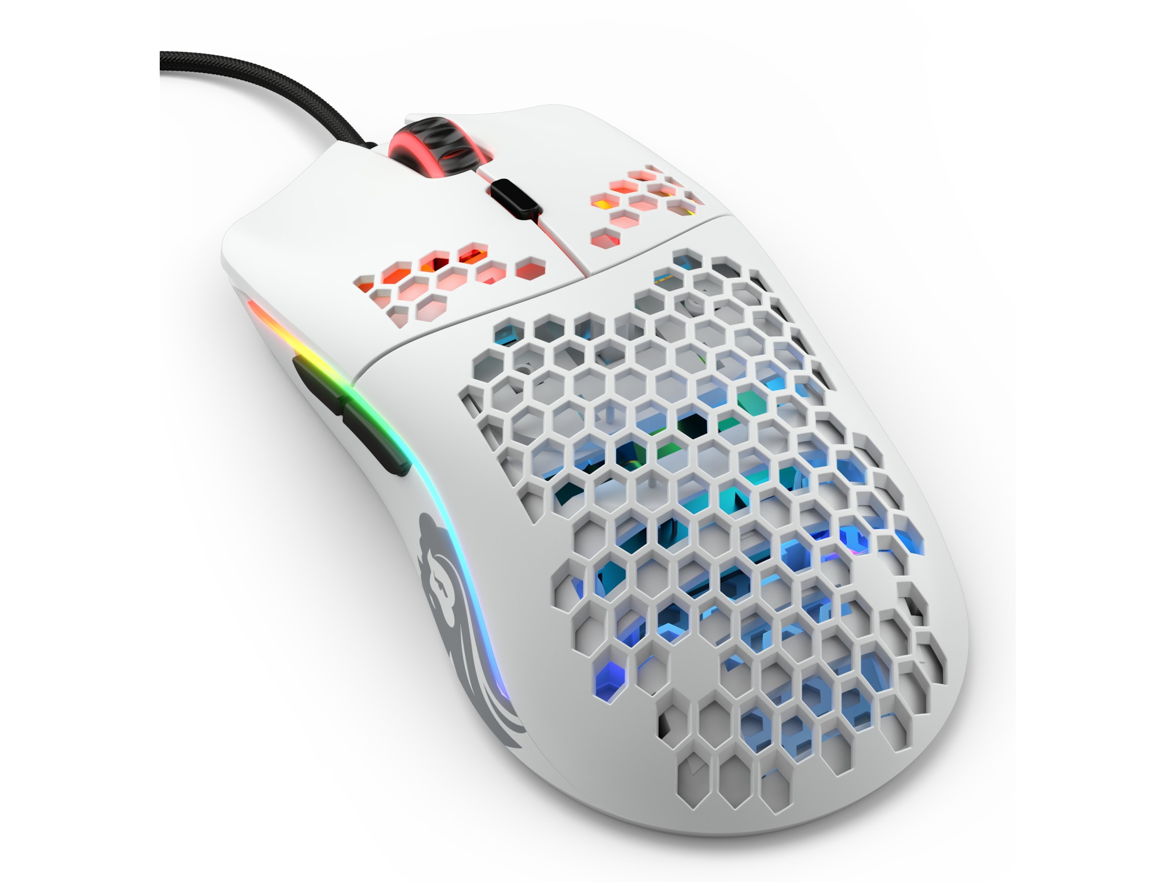 Glorious Model O Gamingmus (mat hvid) Gamingmus