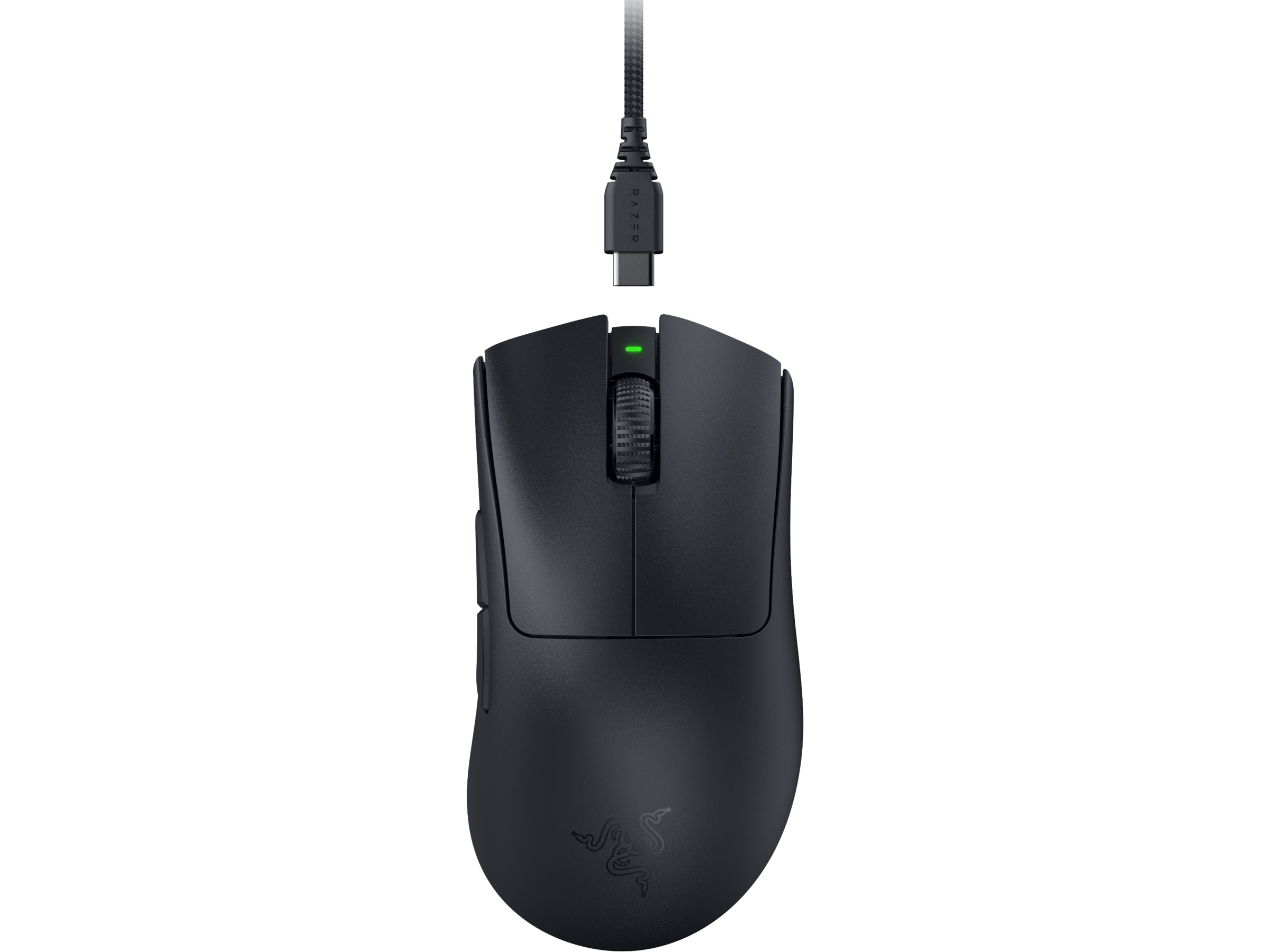 Razer DeathAdder V3 Pro + HyperPolling Wireless Dongle (sort) Gamingmus