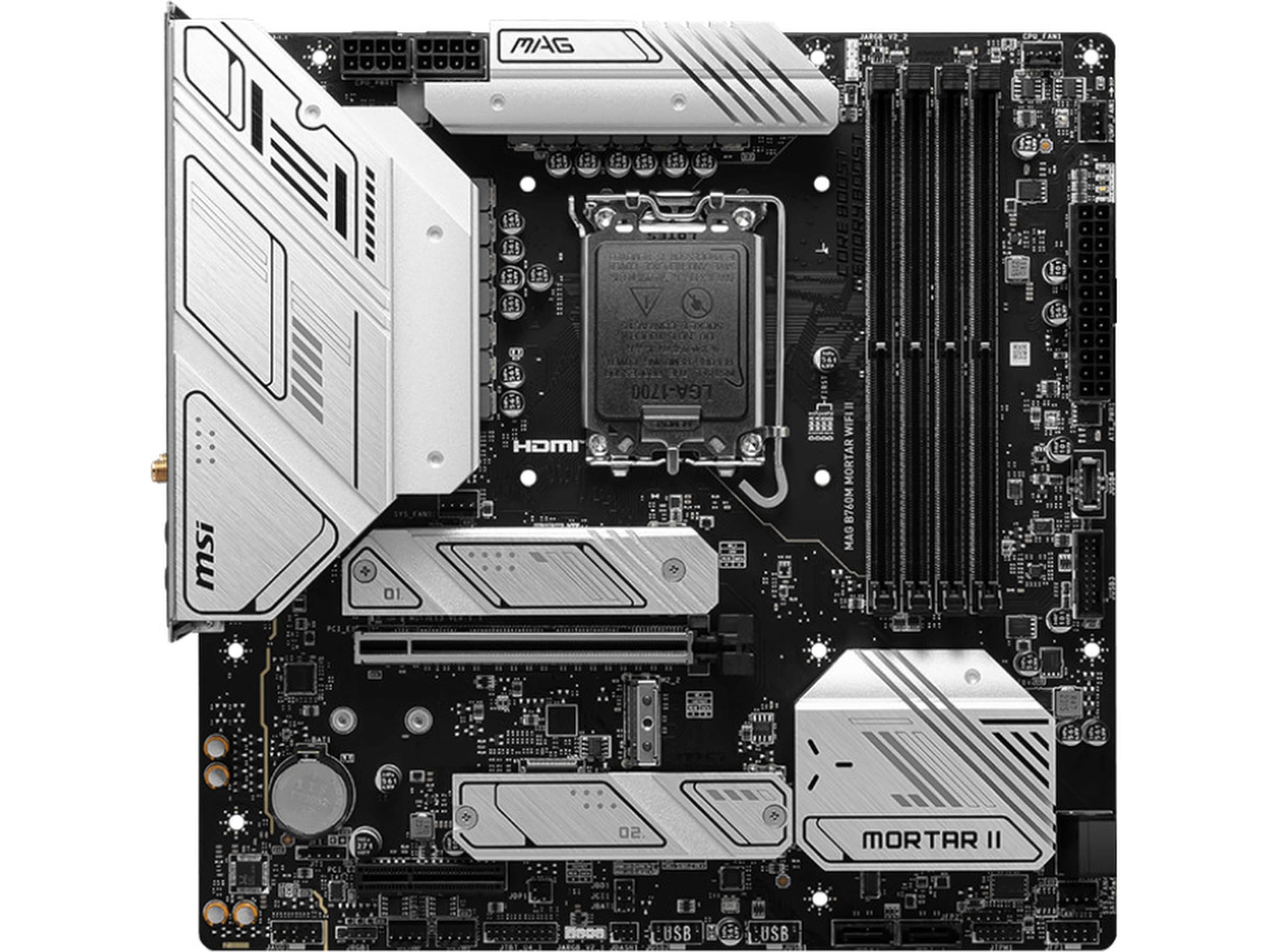 MAG B760M MORTAR WIFI II Bundkort Intel Socket