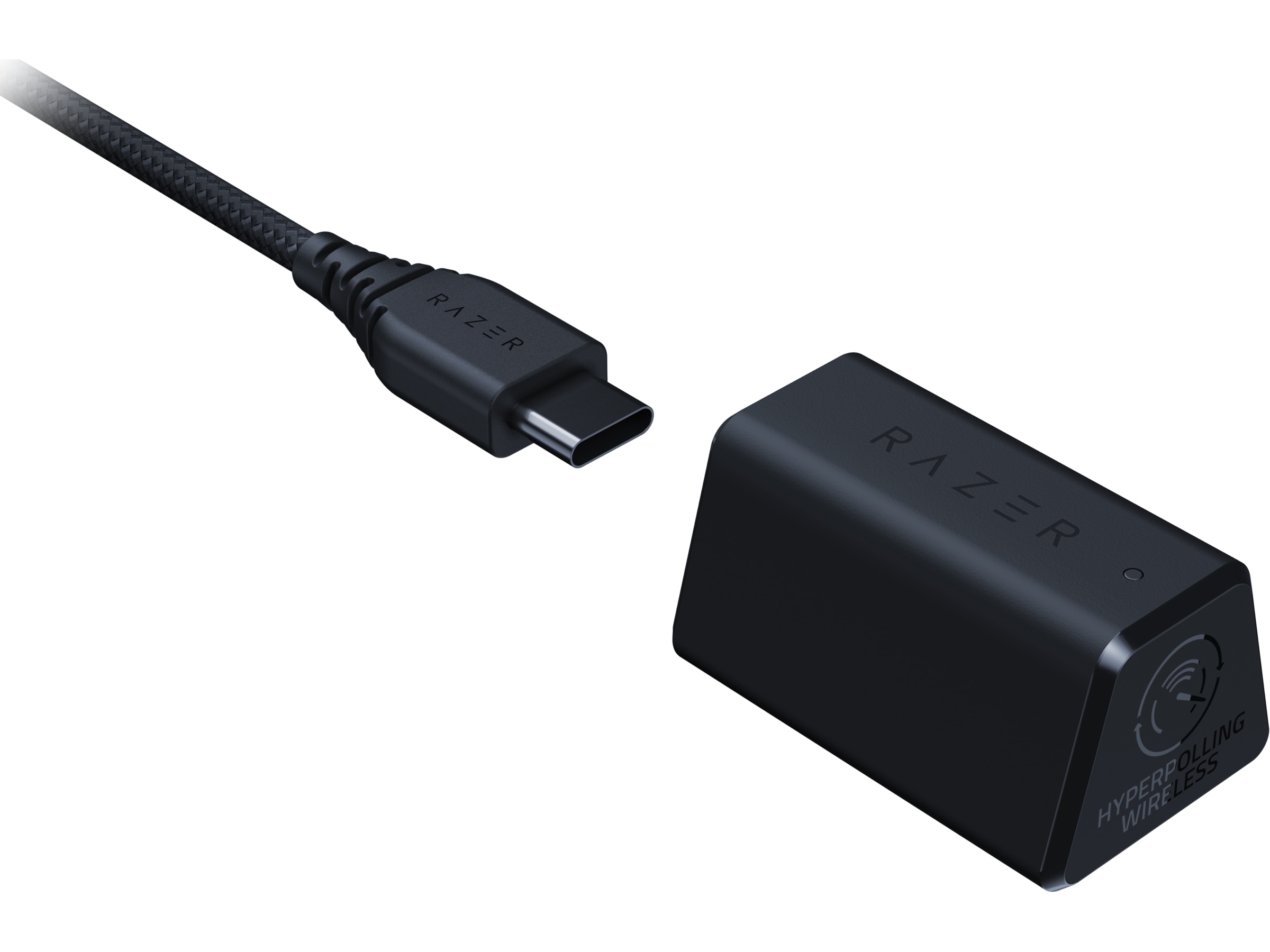 Razer DeathAdder V3 Pro + HyperPolling Wireless Dongle (sort) Gamingmus