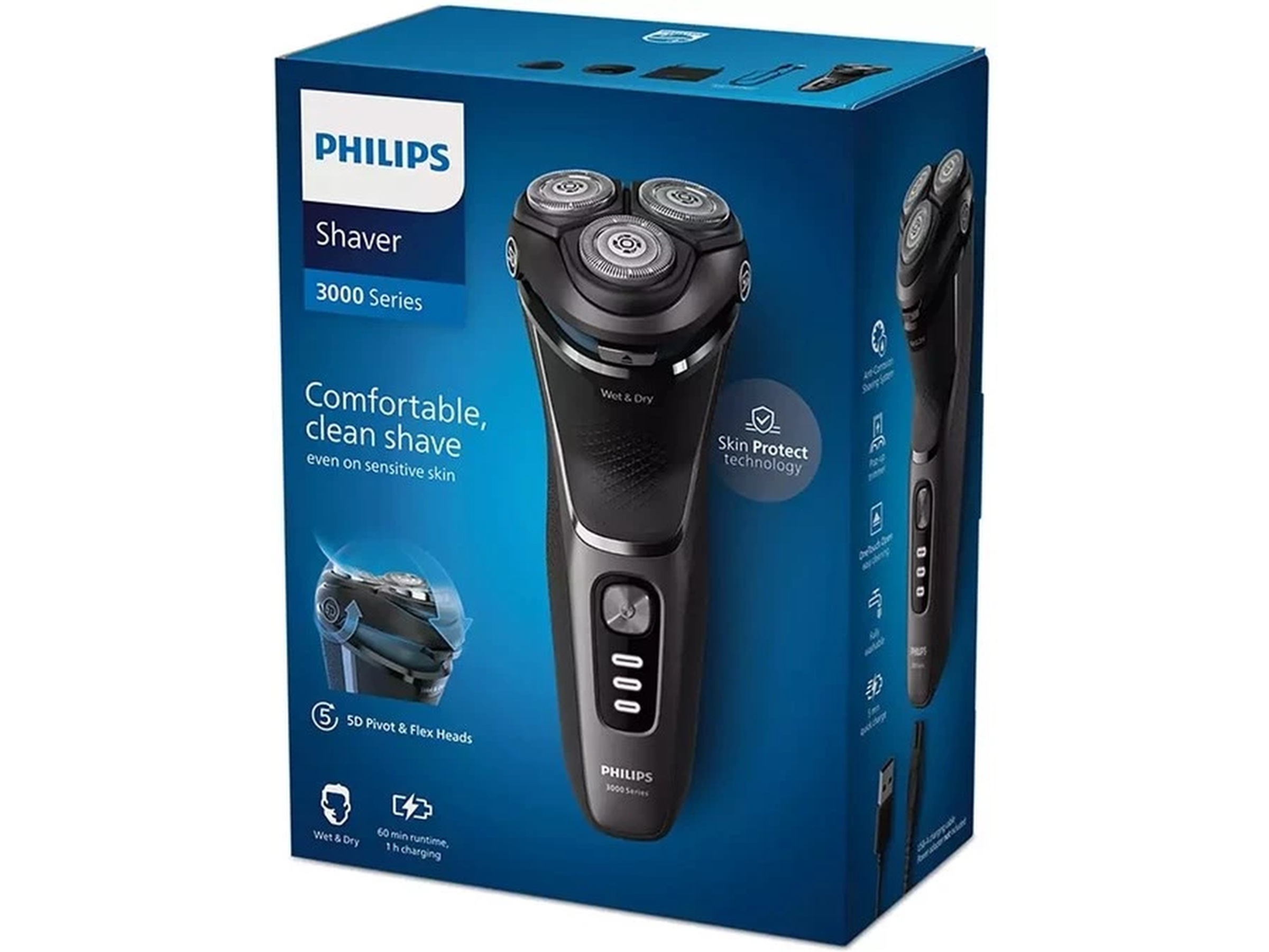 Philips Series 3000 Wet & Dry Electric Shaver S3343/13 Barbermaskine