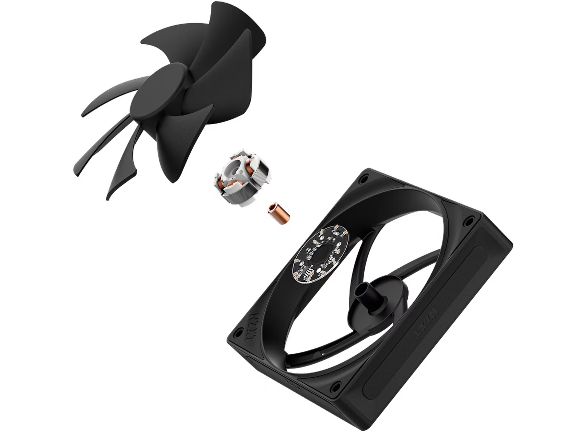 NZXT F120P Static Pressure Ventilator (sort) Blæsere