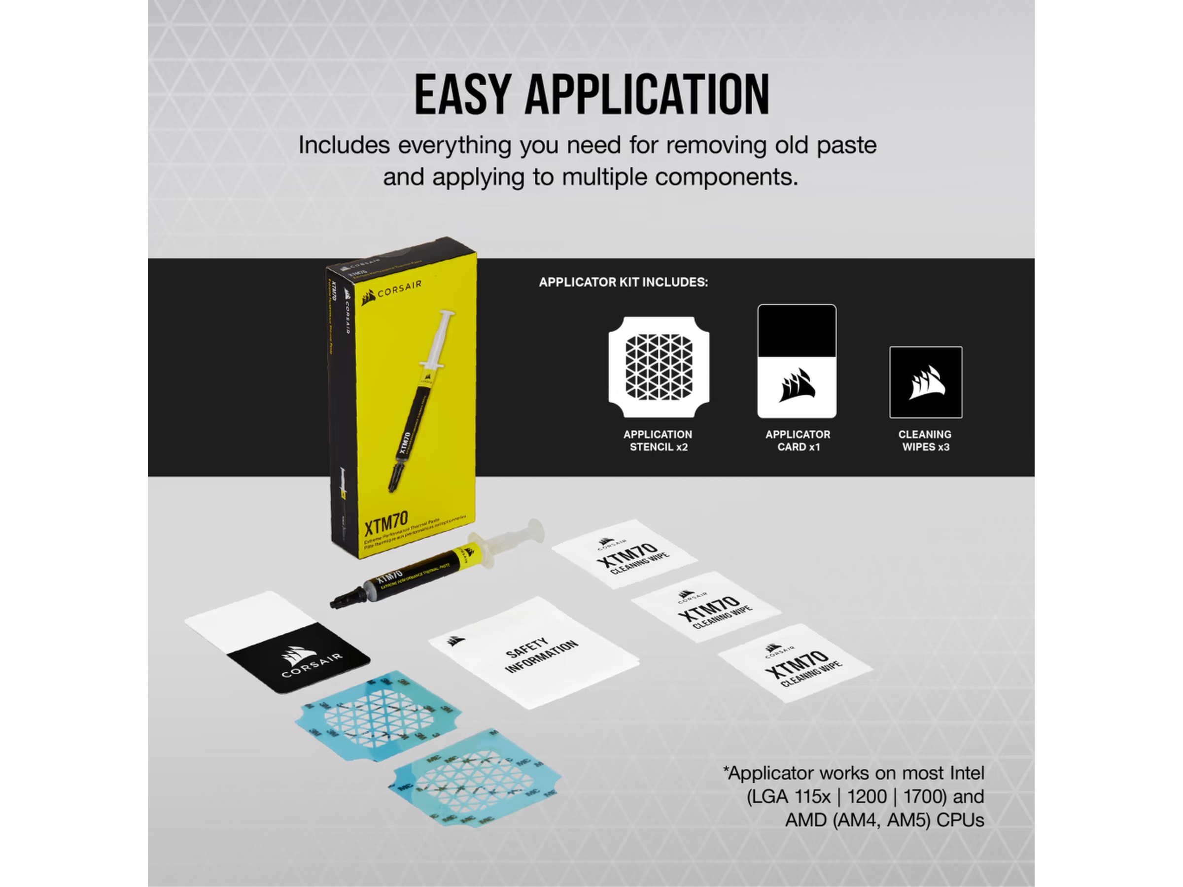 Corsair XTM60 High Performance Thermal Paste Blæsere