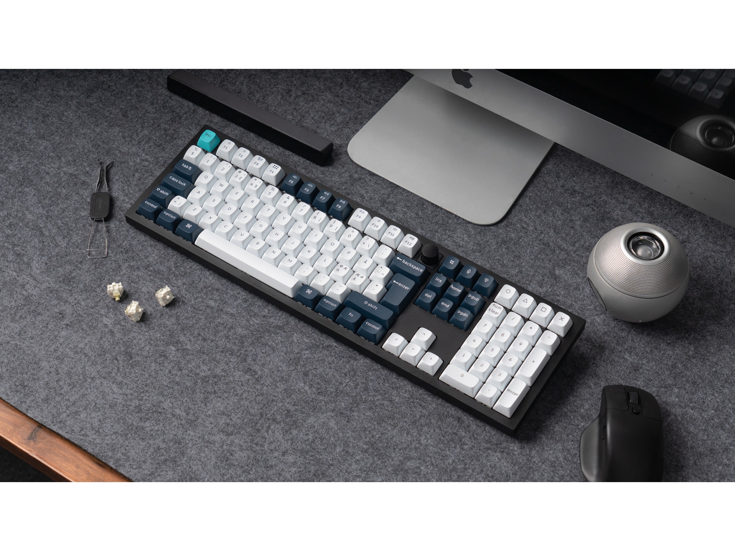 Keychron Q6 MAX 100% Trådløst Tastatur Brown switche Gamingkeyboard