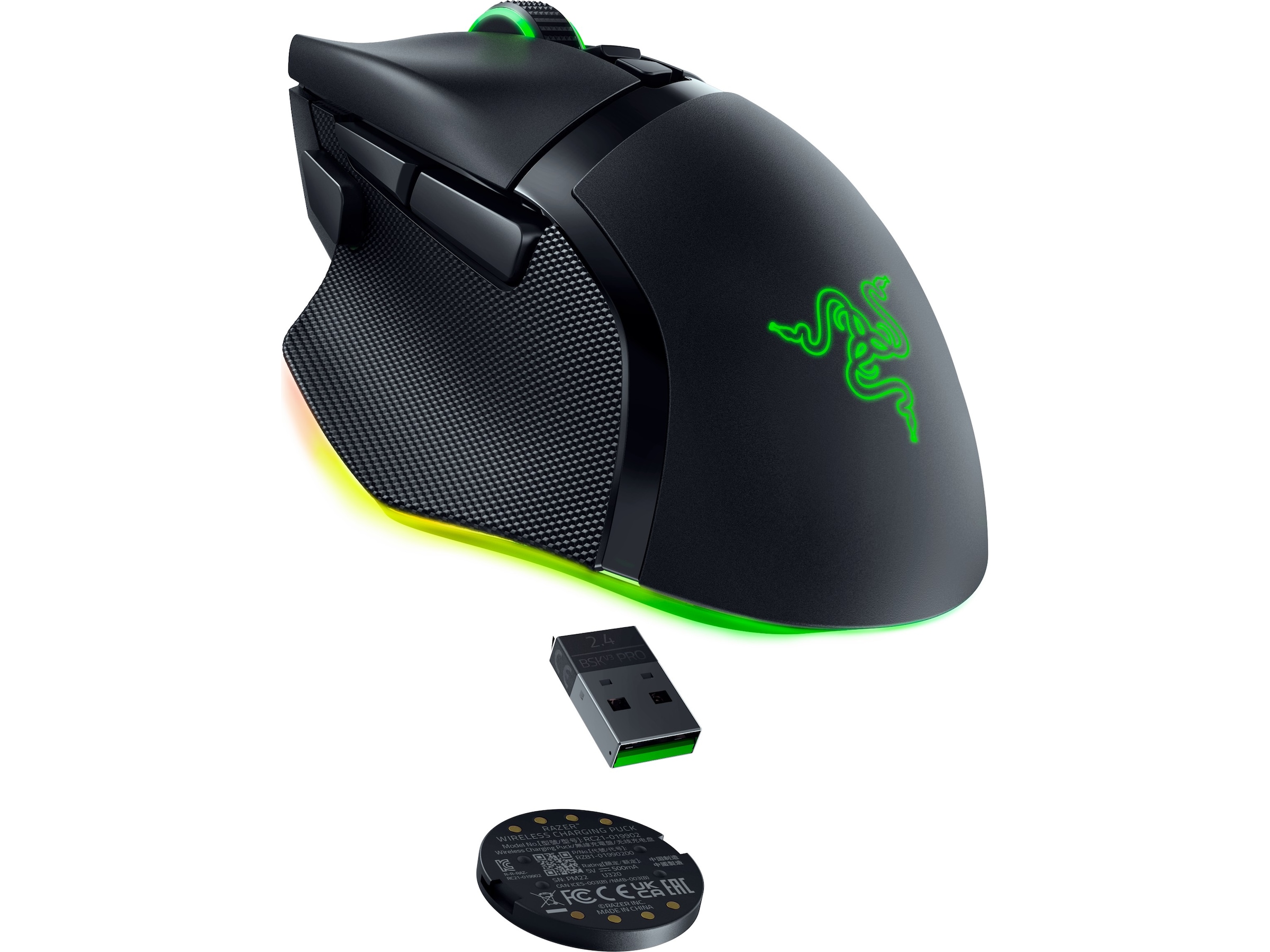 Razer Basilisk V3 PRO 35K trådløs ergonomisk gamingmus (sort) Gamingmus