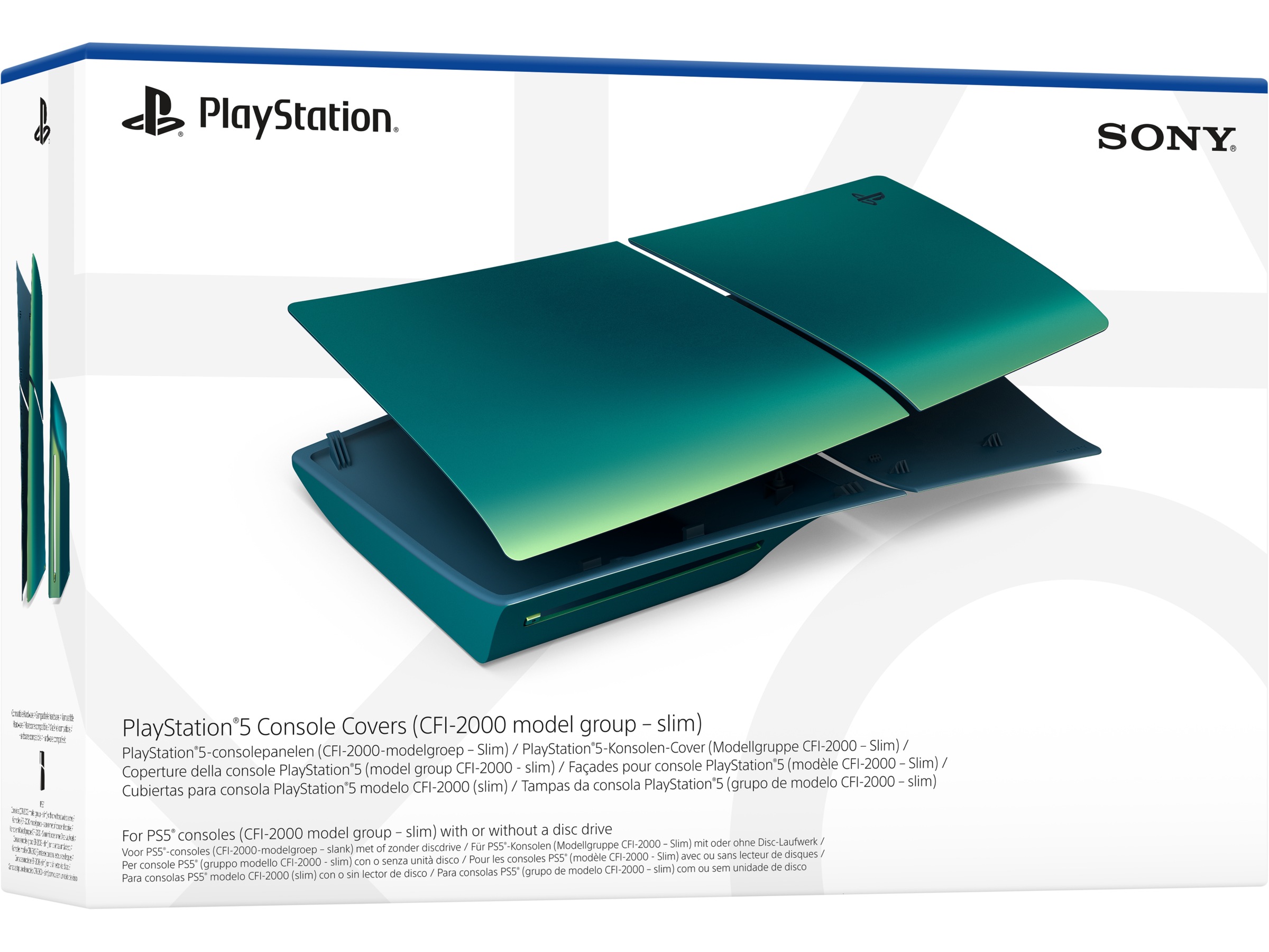 PlayStation 5 Konsolcover (Chroma Teal) Tilbehør til spilkonsoller