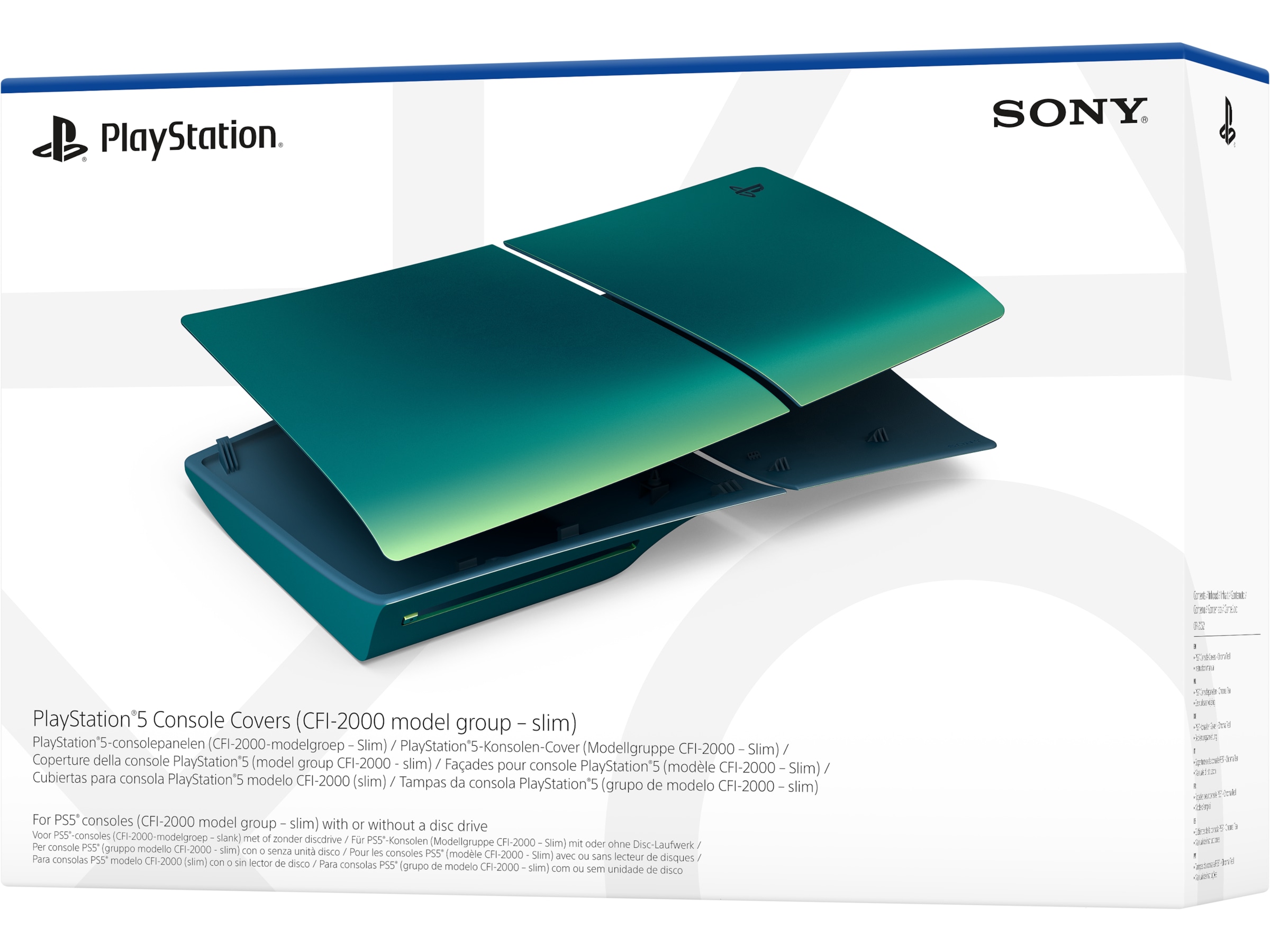 PlayStation 5 Konsolcover (Chroma Teal) Tilbehør til spilkonsoller