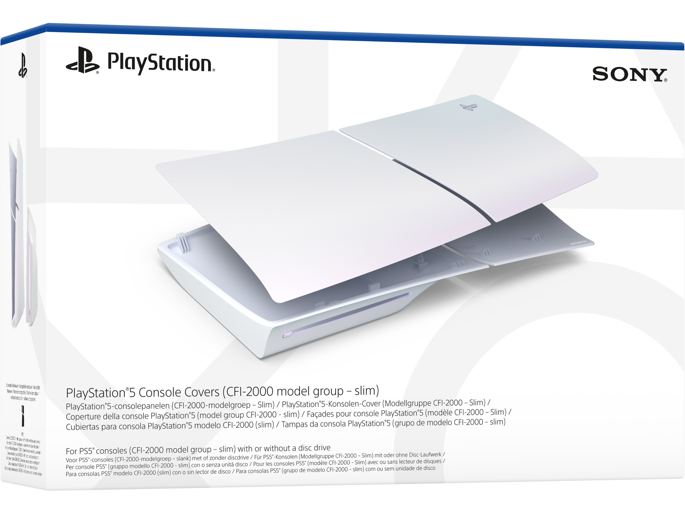 PlayStation 5 Konsolcover (Chroma Pearl) Tilbehør til spilkonsoller