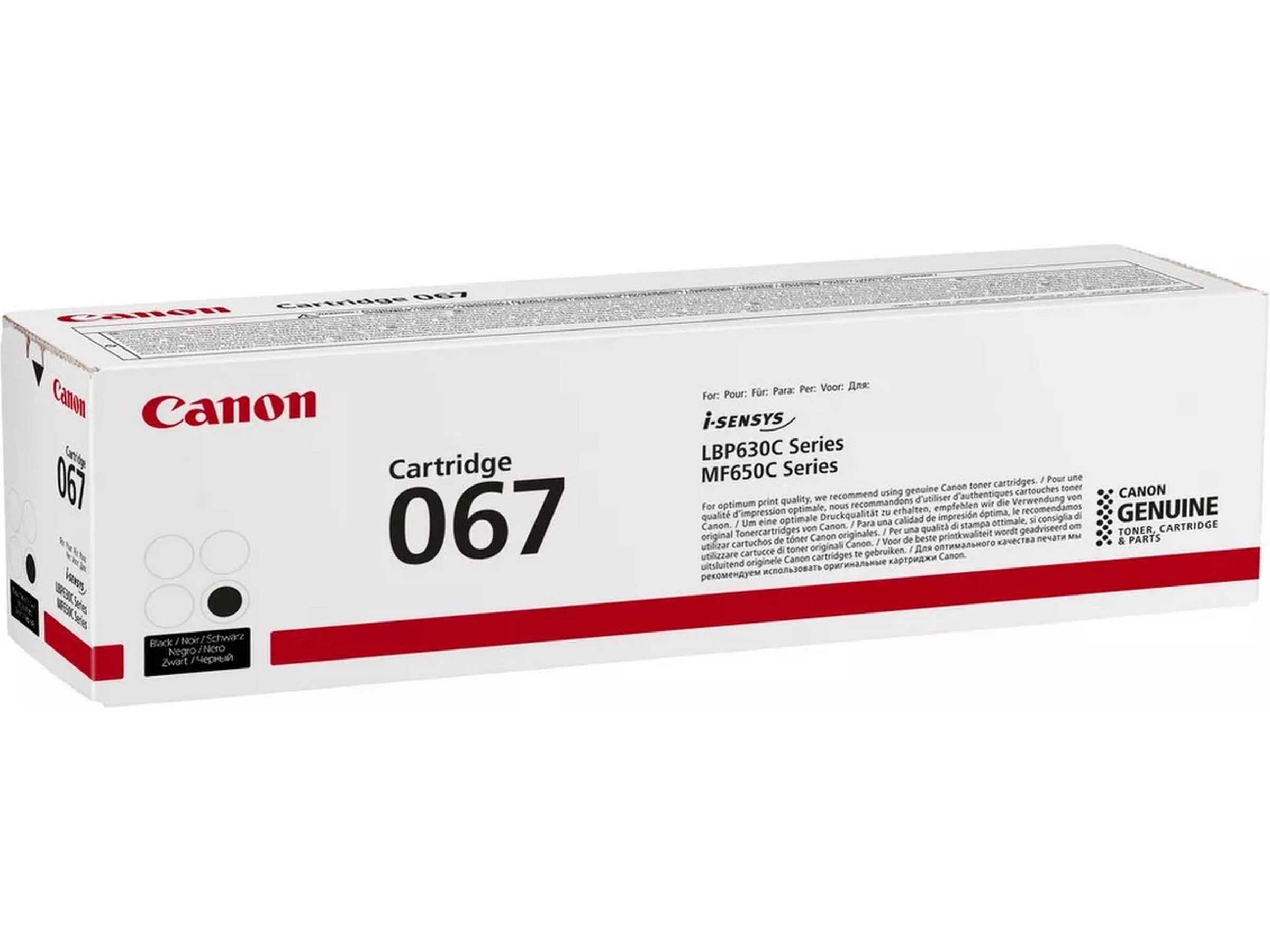 Canon toner 067 H Sort Laser Toner