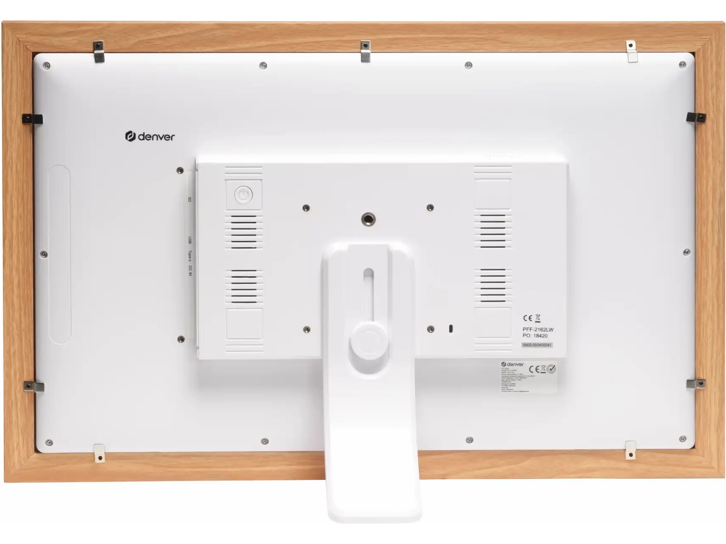 Denver PFF-2162LW 21,5" digital fotoramme (lys eg) TV-rammer & tilbehør