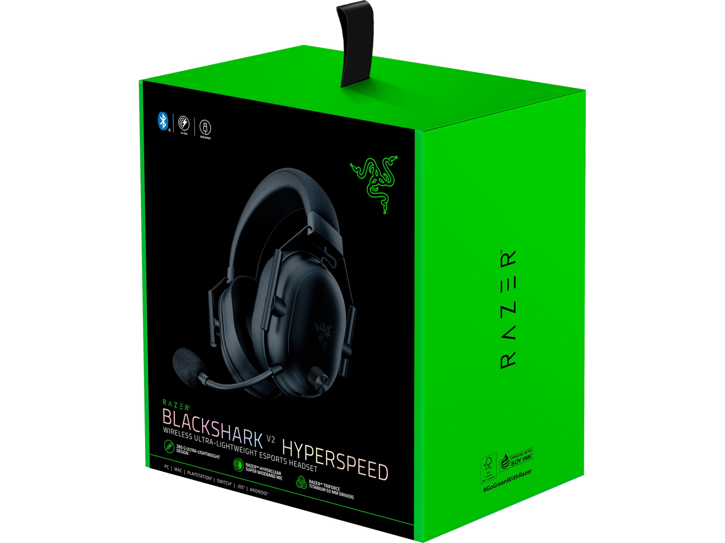 Razer Blackshark V2 Hyperspeed Trådløs Gaming Headset Gamingheadset
