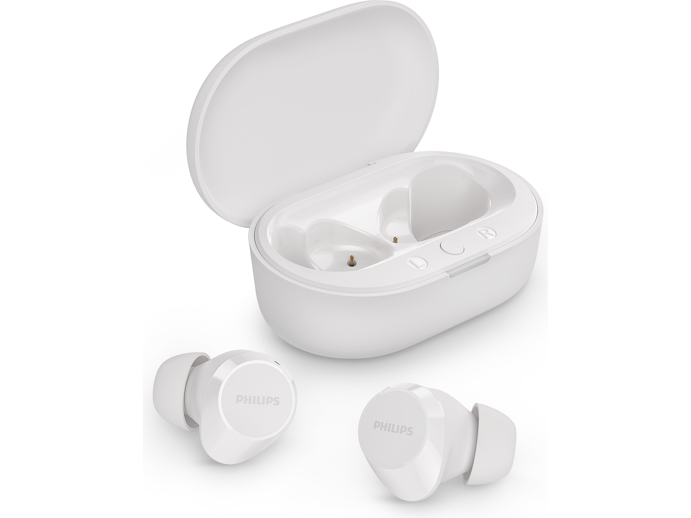 Philips TAT1209WT/00 TWS trådløs høretelefoner, Earbuds (hvid) In-ear høretelefoner