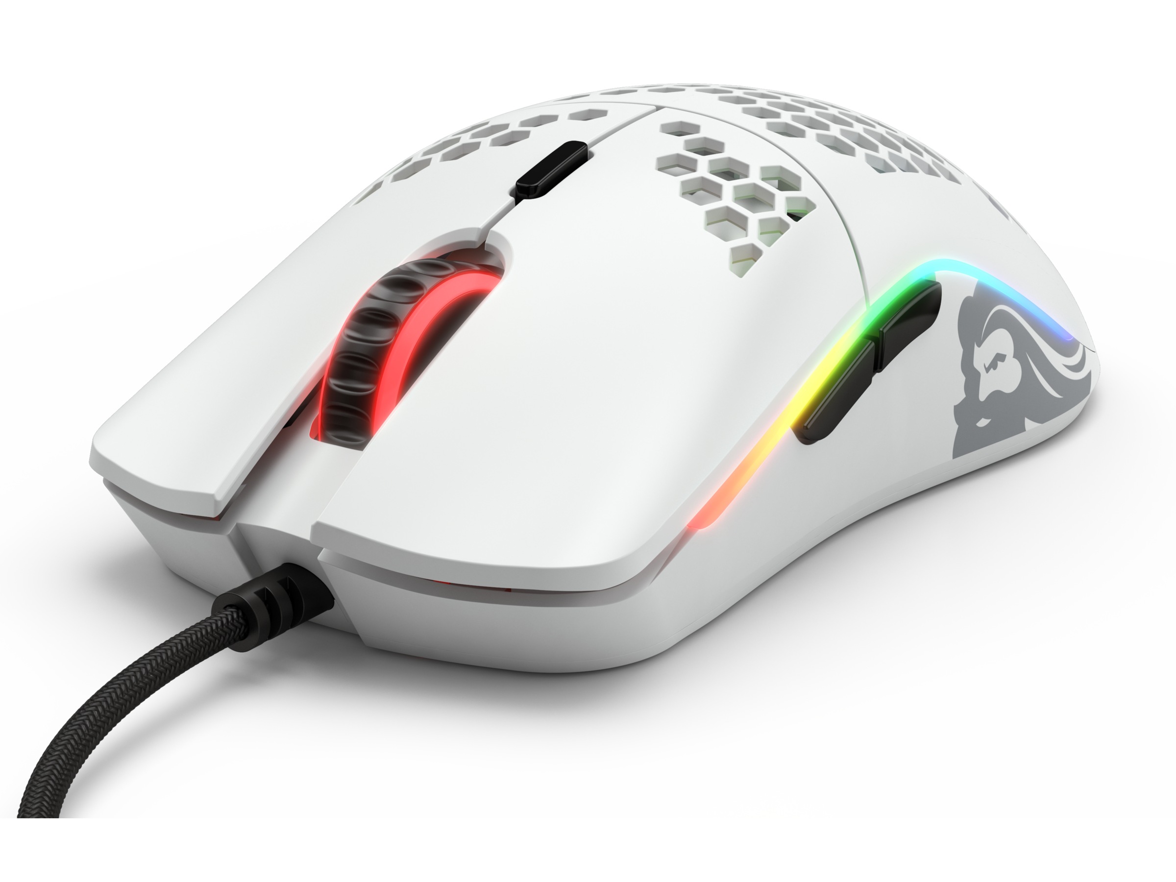 Glorious Model O Gamingmus (mat hvid) Gamingmus