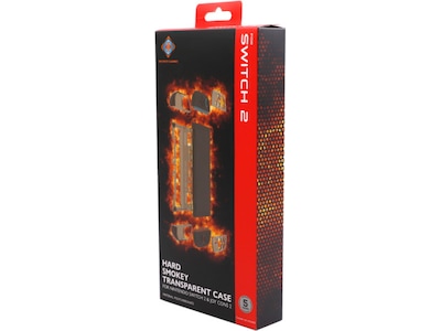 Deltaco Transparent PC-cover til Nintendo Switch 2 (Smokey Grey) Tilbehør til spilkonsoller