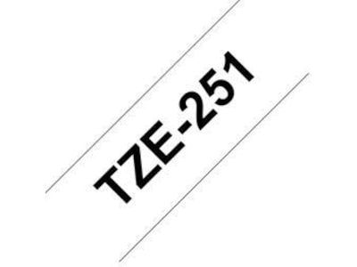 Brother Tape 24mm Sort/Hvid Label produkter