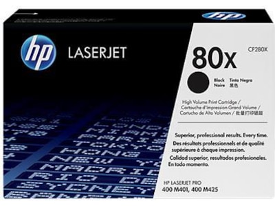 HP Toner 80X Sort Laser Toner