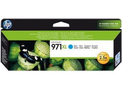 HP Blæk 971XL Cyan Blækpatroner