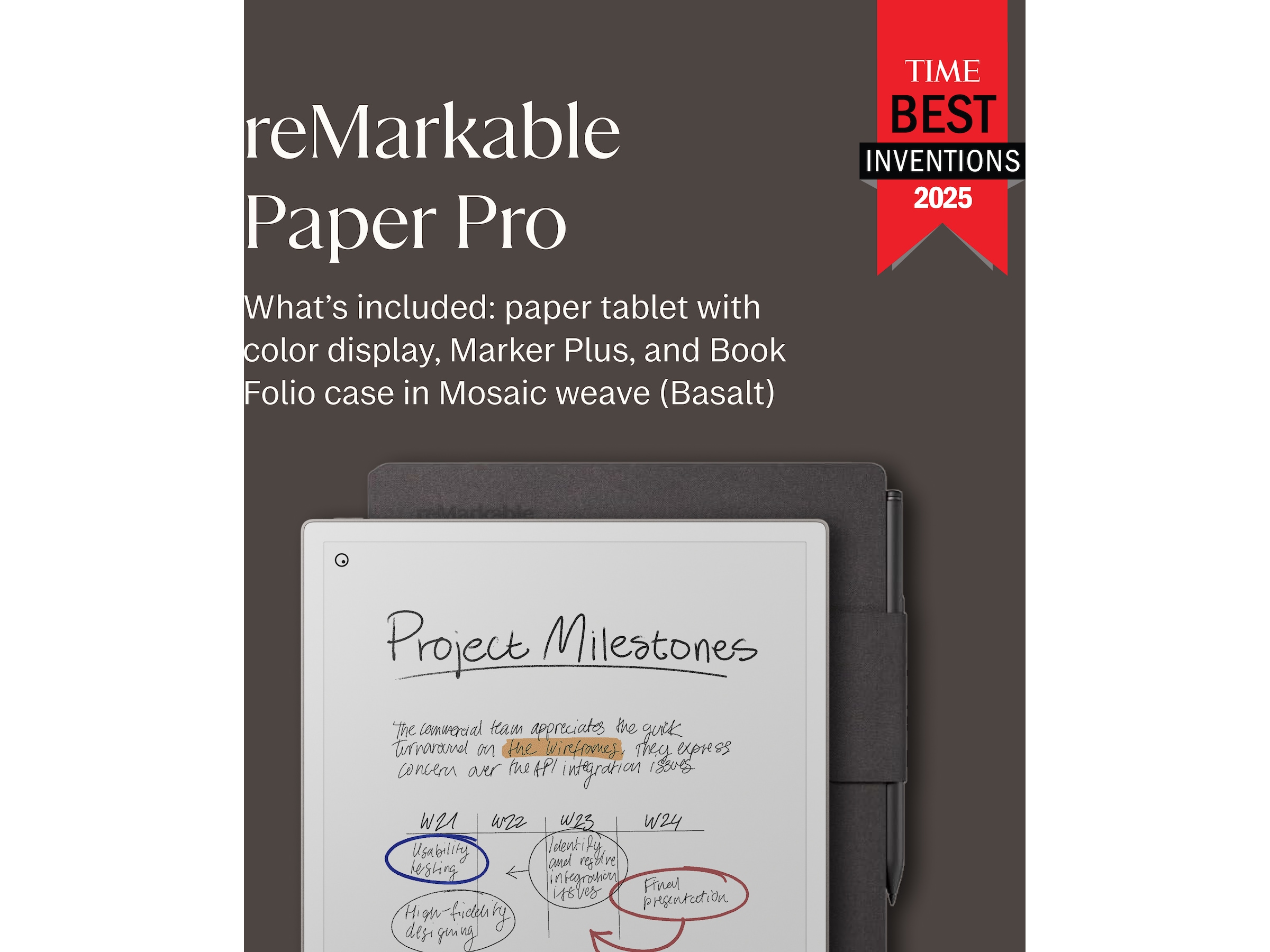 reMarkable Paper Pro 11,8" 64GB (basalt) Digitale paper