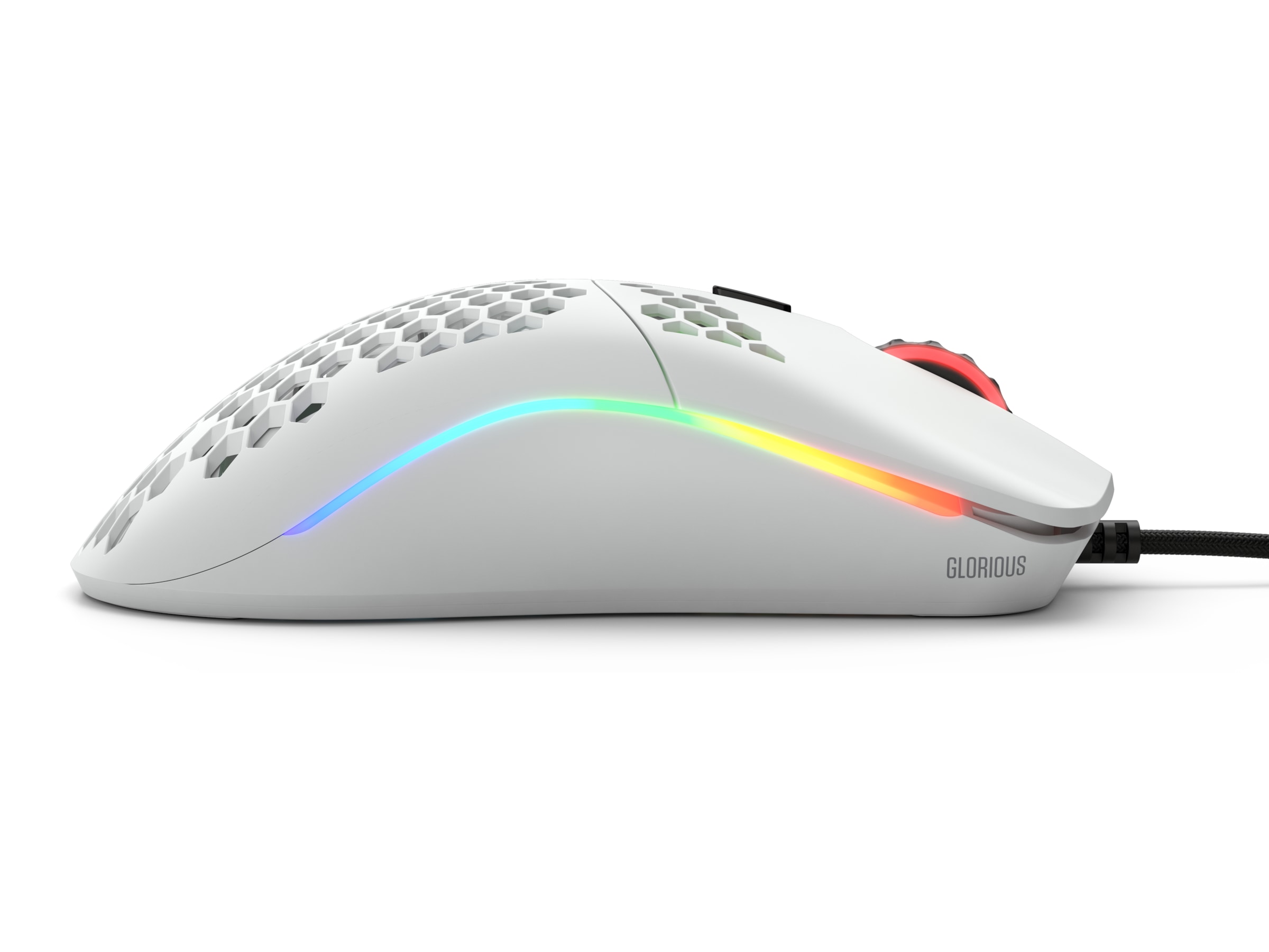 Glorious Model O Gamingmus (mat hvid) Gamingmus