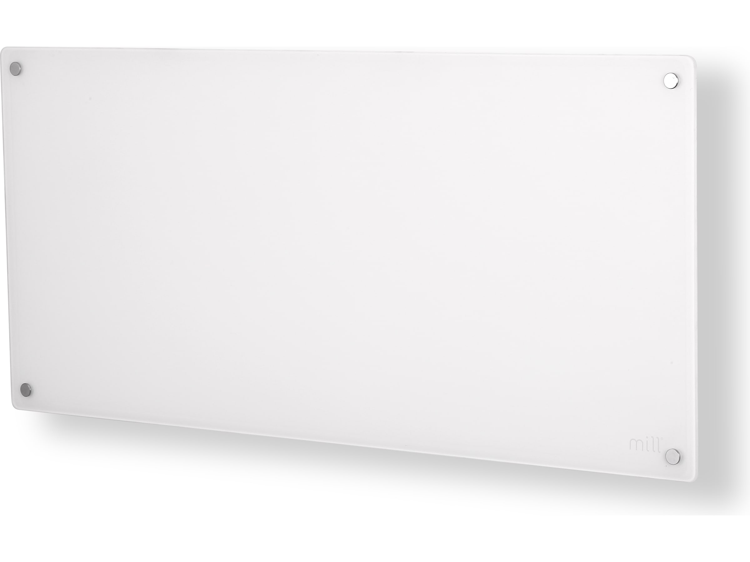 Mill Glas panelovn 1000W (hvid) Varmepaneler