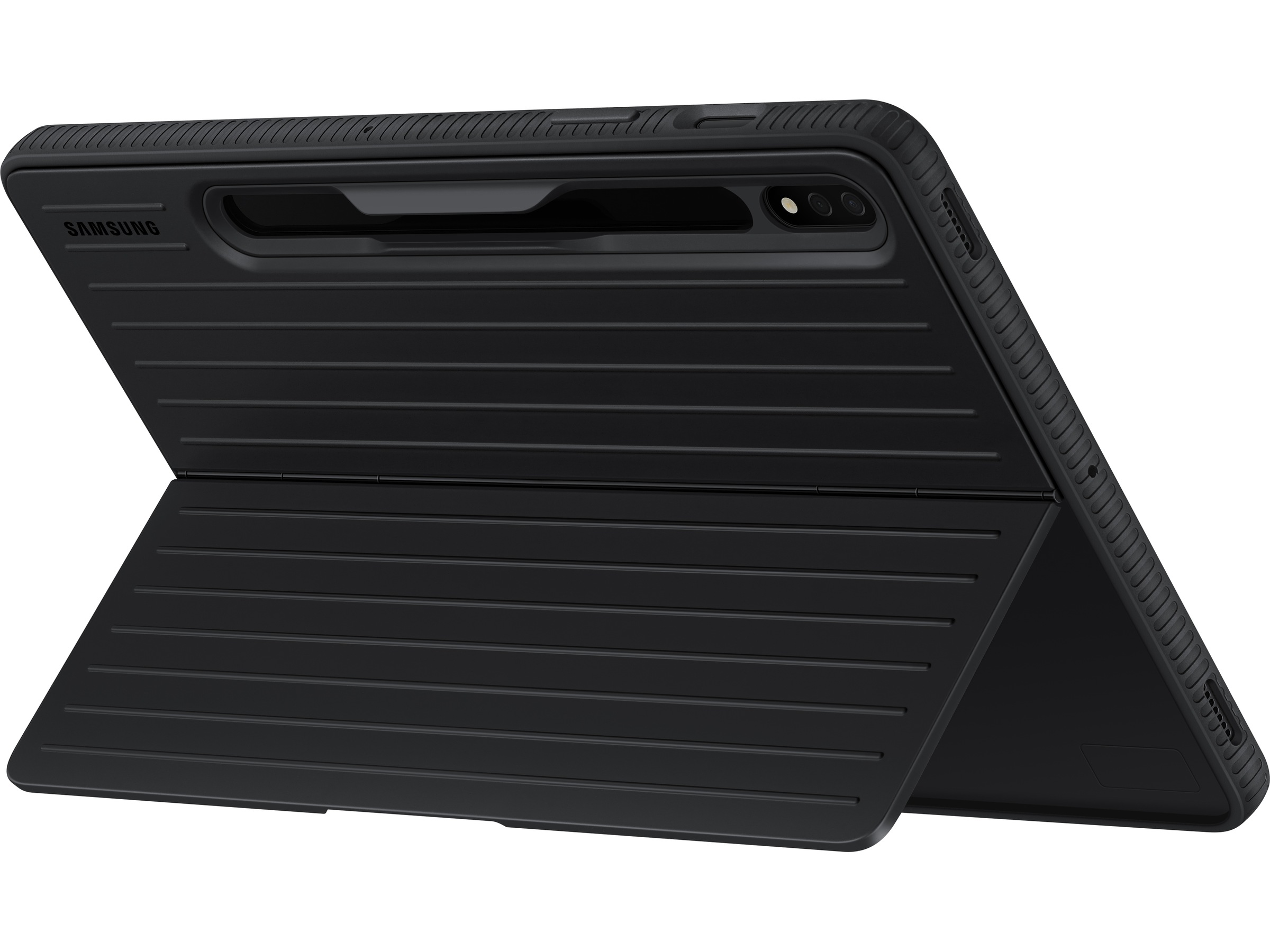 Samsung Galaxy Tab S8 Protective Standing Cover (sort) Cover til tablet