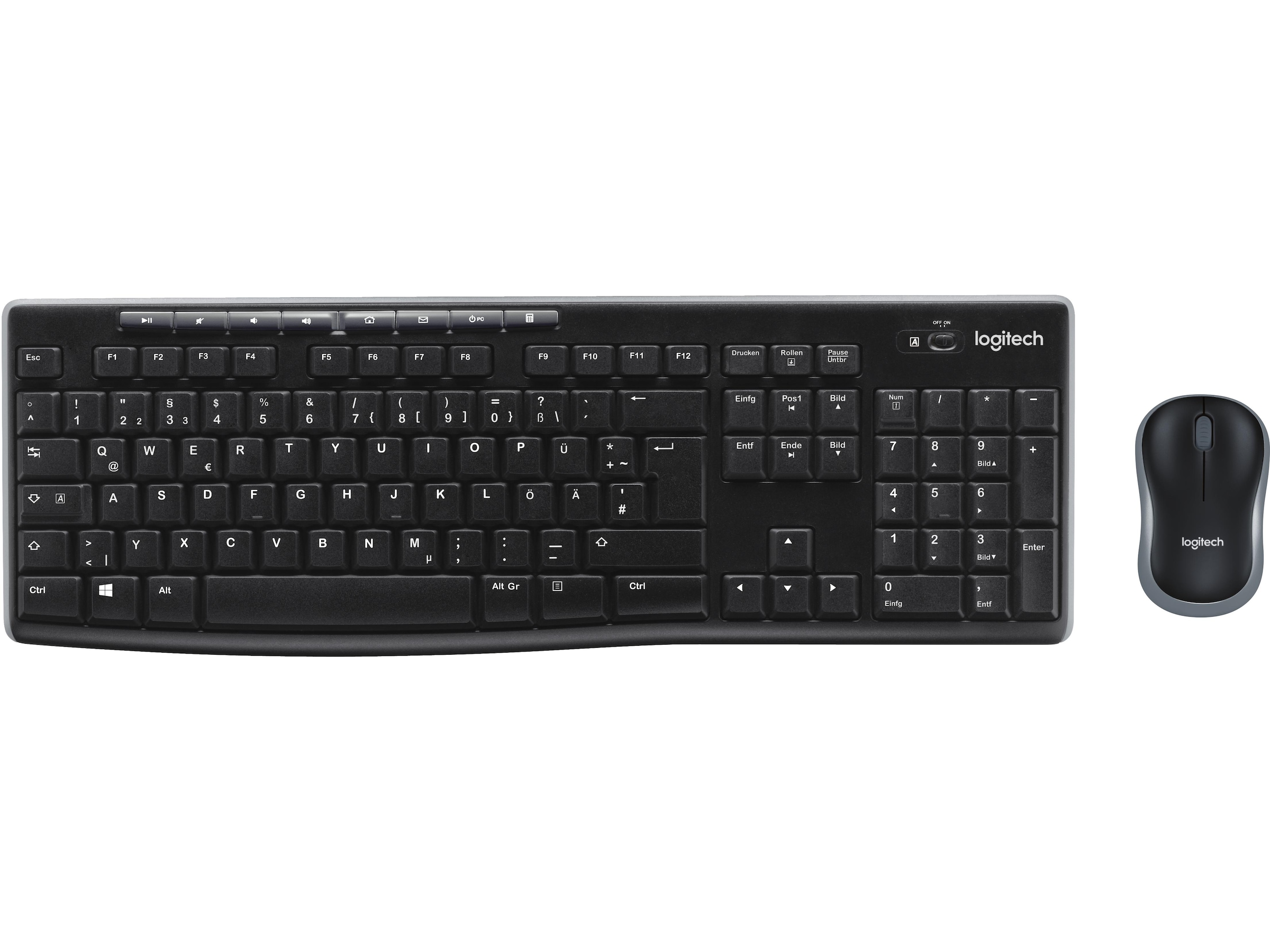 Logitech MK270 Combo Trådløs Mus & keyboards -kombinasjonspakker