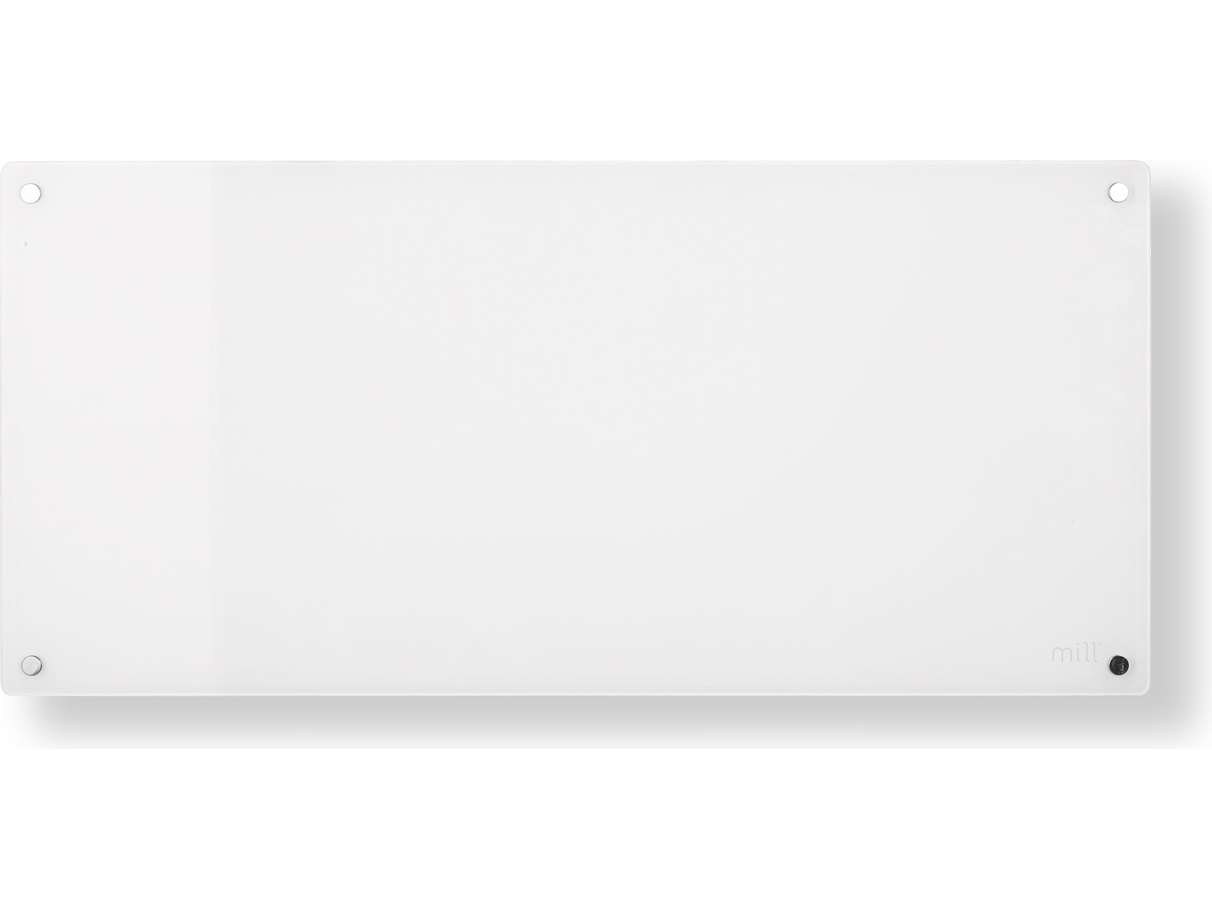 Mill Glas panelovn 1000W (hvid) Varmepaneler