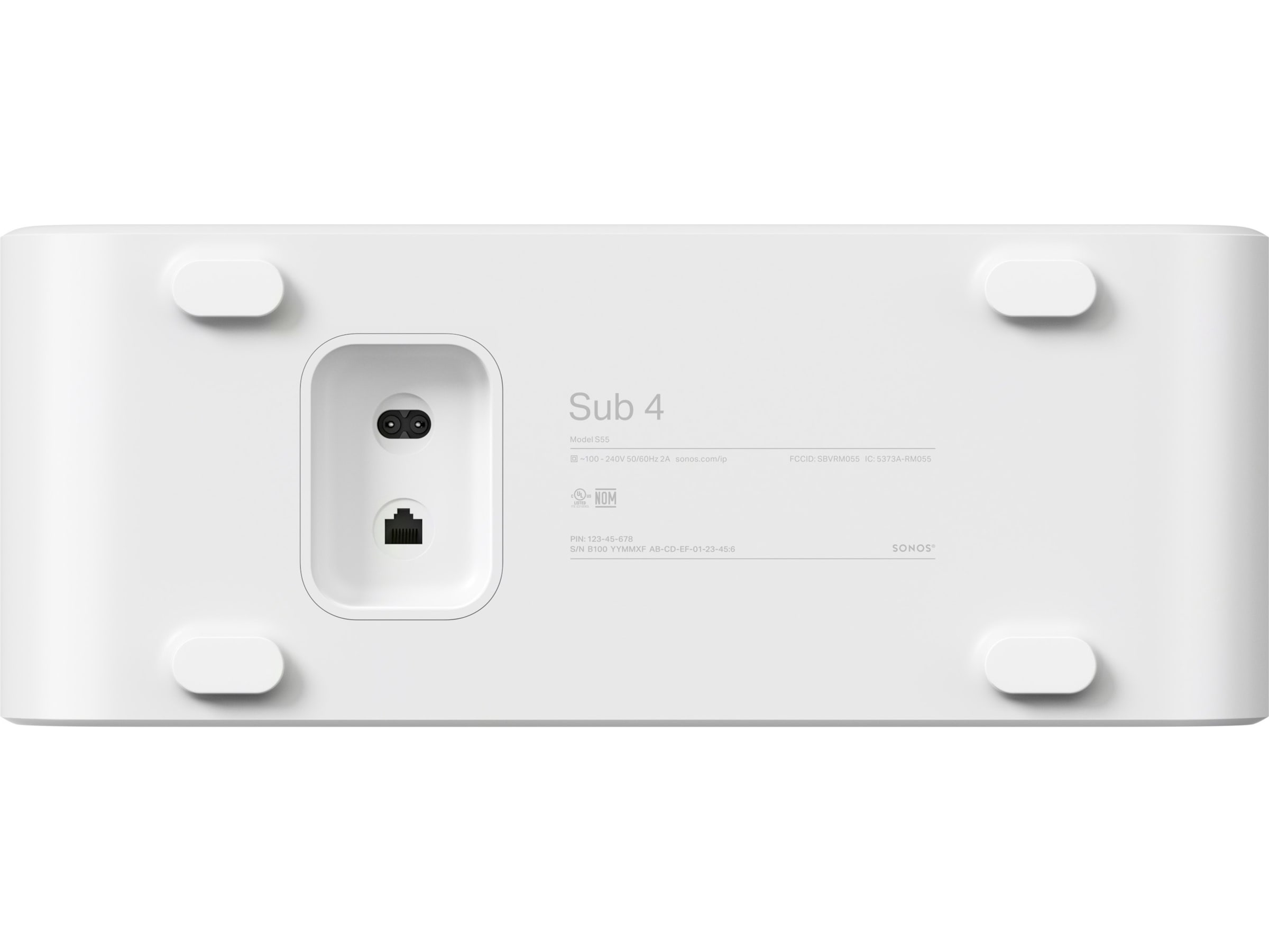 Sonos Sub 4 (hvid) Subwoofers