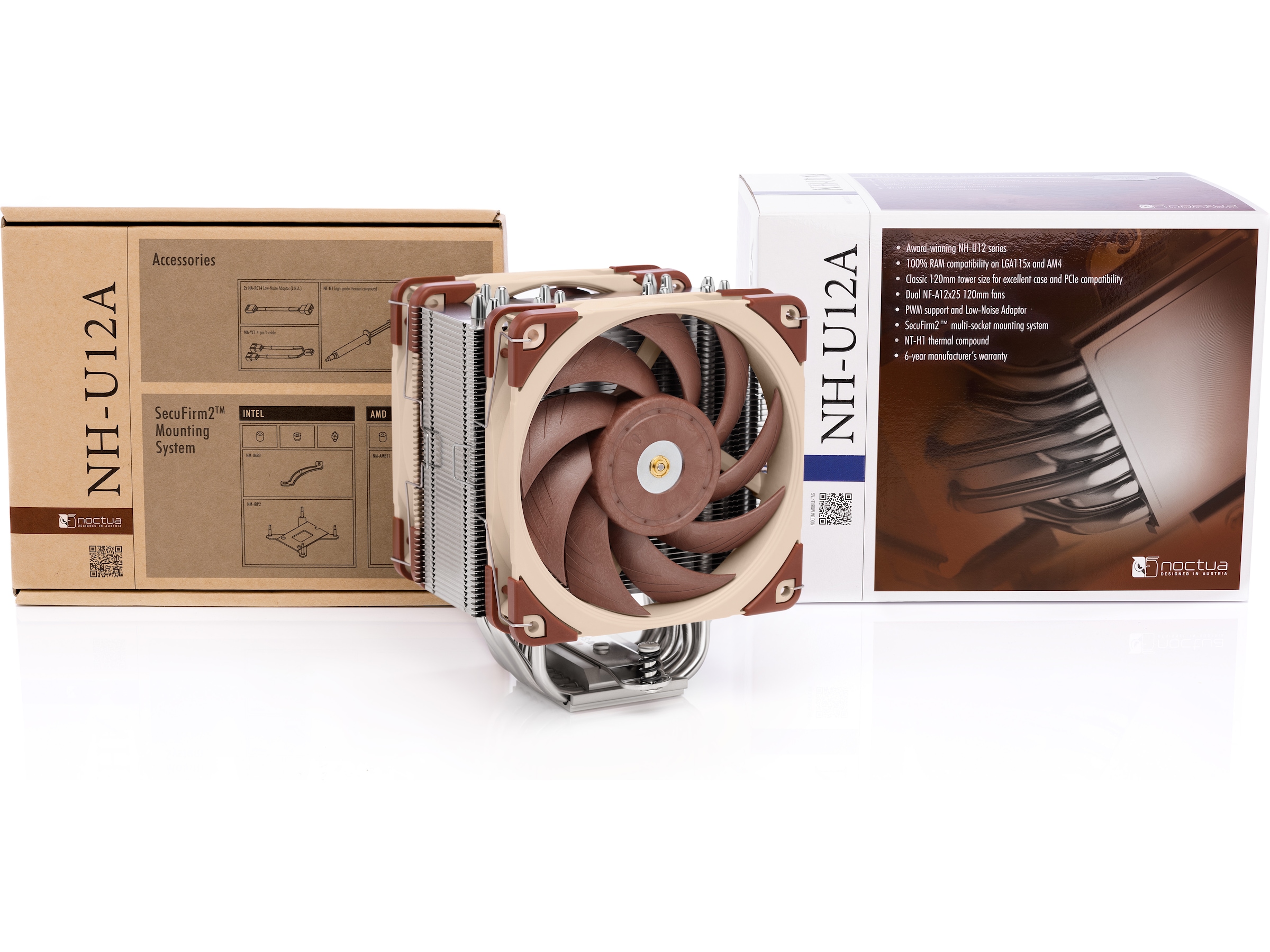 Noctua NH-U12A CPU Køler CPU - Luftkøling