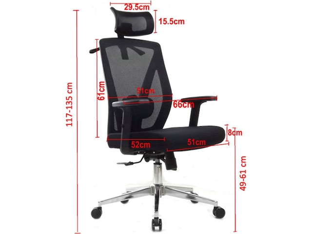 KENSON TERA Kontor- og gamingstol (sort) Kontorstole