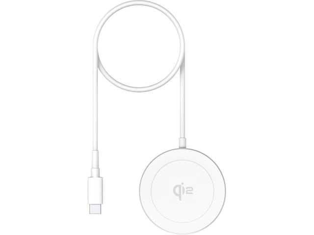 Andersson Qi2 15W Trådløs oplader (hvid) Trådløs oplader