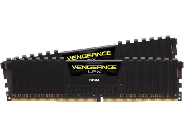 Corsair Vengeance LPX DDR4 2400MHz 16GB (sort) Hukommelse (RAM)