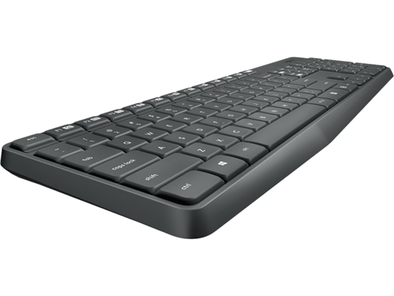 Logitech MK235 Wireless Keyboard and Mouse grå Mus & keyboards -kombinasjonspakker