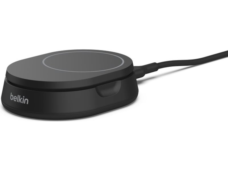 Belkin BoostCharge Pro foldbar trådløs opladningsstander (sort) Trådløs oplader