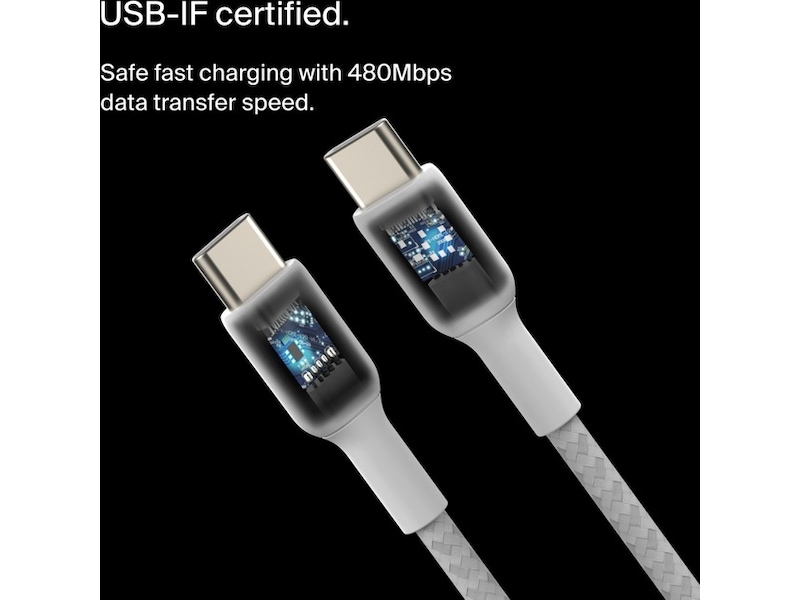 Belkin USB-C kabel 2m (hvid) USB-kabler