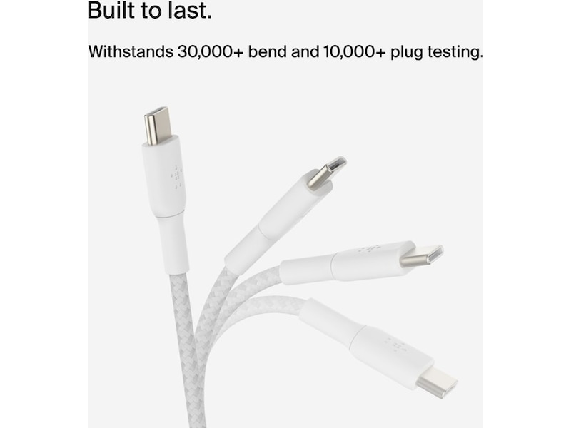 Belkin USB-C kabel 2m (hvid) USB-kabler