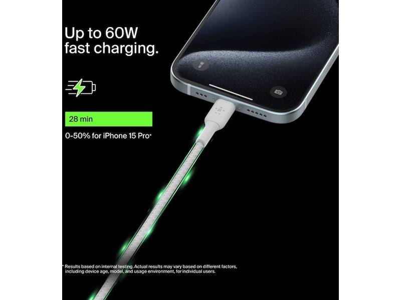 Belkin USB-C kabel 2m (hvid) USB-kabler