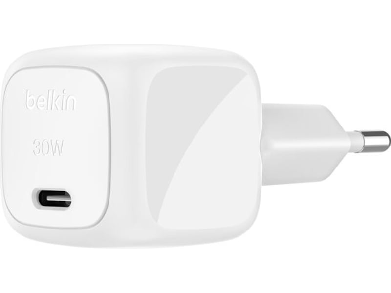 Belkin BoostCharge 30W USB-C oplader (hvid) Mobilopladere