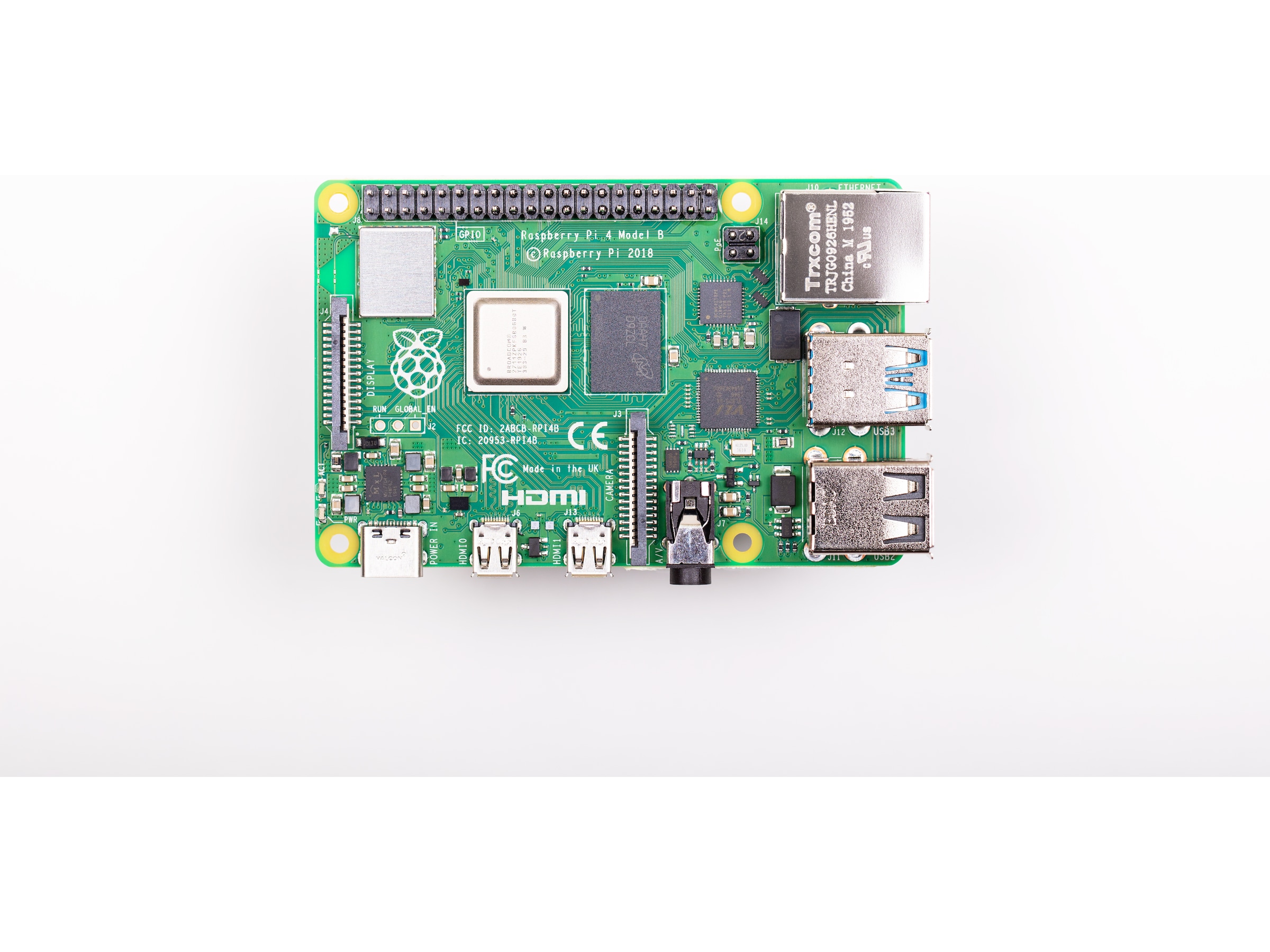 Raspberry Pi 4 Model B, 8GB RAM Integreret CPU
