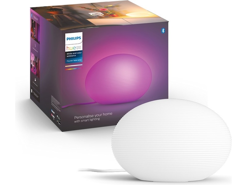 Philips Hue Flourish bordlampe,9,5W 230V (hvid) Bordlampe