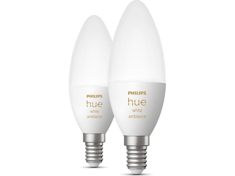 Philips Hue White ambiance E14 2-pak LED-pærer & elpærer