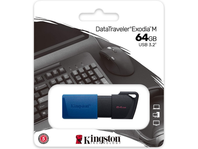 Kingston DataTraveler Exodia M 64GB USB-Hukommelse