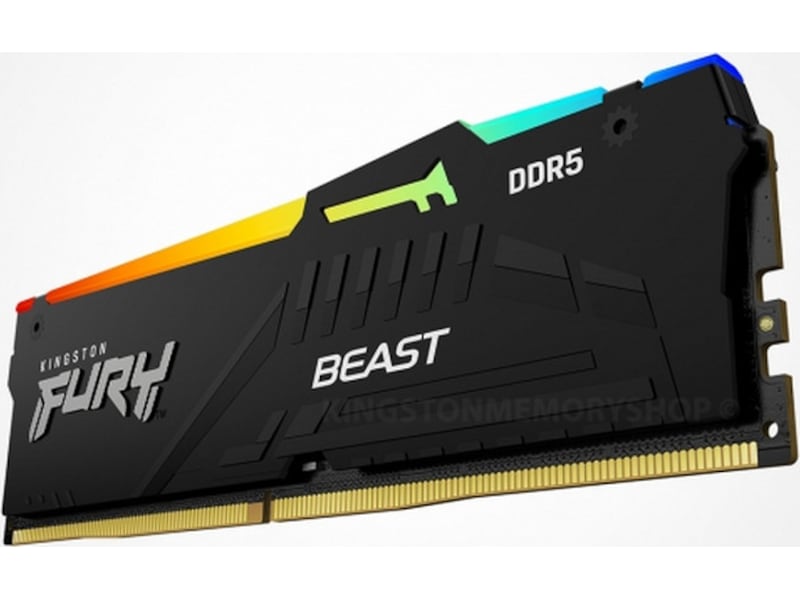 Kingston FURY Beast RGB DDR5 5600MHz 32GB Hukommelse (RAM)