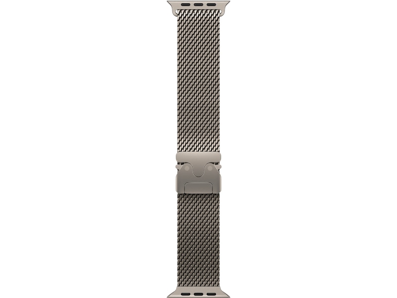 Apple Watch 49mm Titanium Milanese Loop (natural) Rem