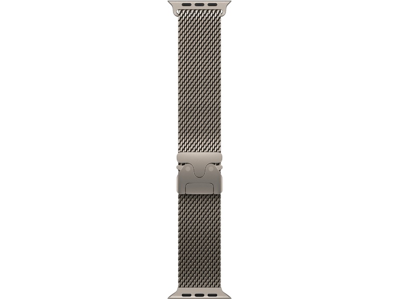 Apple Watch 49mm Titanium Milanese Loop (natural) Rem
